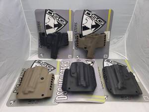 lot 503 image: Lot of 5 Beretta 92FS Holsters.  Right & Left Hand Draw.  Black & Tan