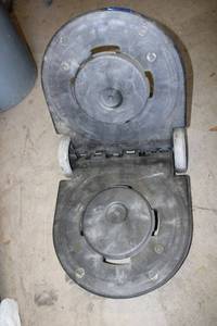 lot 78 image: Double Trash Container Dolly