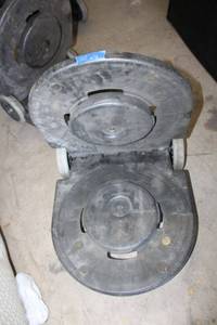 lot 80 image: Double Trash Container Dolly