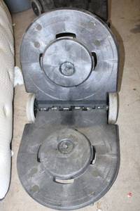 lot 81 image: Double Trash Container Dolly