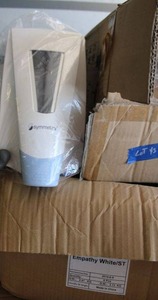 lot 43 image: Symmetry Soap Dispensers - 10 total unused in Empathy White
