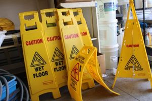 lot 48 image: Caution Wet Floor Signs