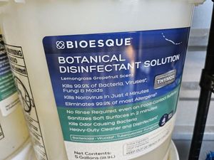 lot 35 image: (3) BIOESQUE Botanical Disinfectant Solution - Three 5 Gal Containers