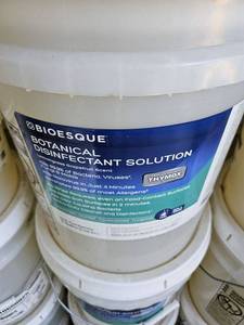 lot 36 image: (3) BIOESQUE Botanical Disinfectant Solution - Three 5 Gal Containers