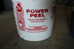 lot 104 image: Power Peel mop on finish emulsifier