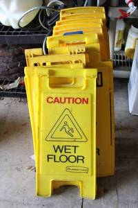 lot 116 image: Caution Wet Floor Signs