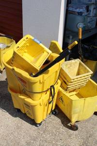 lot 126 image: Mop buckets