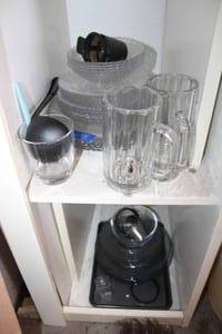 lot 41 image: Clear glass plate sets and Misc. dishes