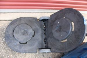 lot 94 image: Dual Trash Bin Dolly