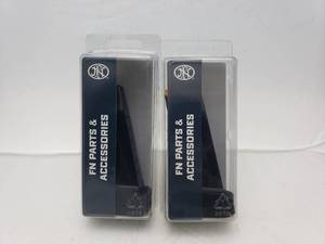 lot 40 image: FN 509C 9MM 15rd Magazine   Black - QUANTITY 2 - BID IS TIMES THE QUANTITY
