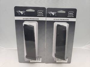 lot 73 image: Lot of 2 Glock G17 17 Round Magazines