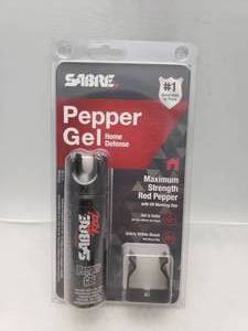 lot 75 image: Sabre PFHM80 Sabre Red Pepper Gel OC Pepper 8 12 ft Range 2.5 oz
