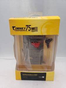 lot 84 image: Timney Triggers Alpha Glock 3-4 Red Competition Trigger 3LB Pull