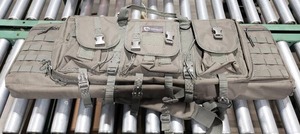 lot 68 image: Drago Sage Green AR15 Soft Case w Magazine Pouches & LOTS of Storage