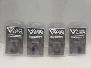 lot 281 image: Vickers Tactical Extended for Glock� 43 Mag Release   Grey - QUANTITY 4 - BID IS TIMES THE QUANTITY