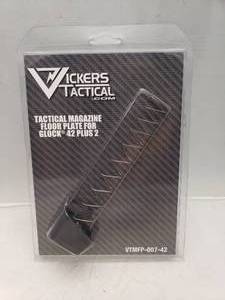 lot 318 image: Vickers Tactical for Glock� 42 Magazine Plus 2 Floor Plate   Black