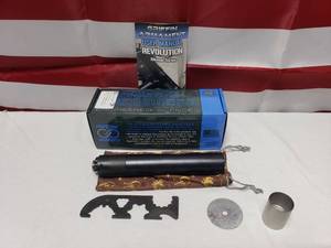 lot 5 image: NEW Griffin Armament Revolution .45 Silencer w Modular Piston