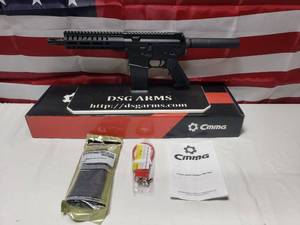 lot 152 image: WOW NEW CMMG Banshee 100 Mk4 300 Blackout AR-15 Pistol w Magpul MOE Magazine