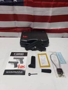 lot 453 image: WOW  Heckler & Koch P2000SK .40 S&W Pistol w Magazine & Case