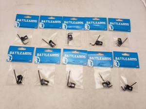 lot 296 image: Battle Arms Enhanced Modular Magazine Release Large   Anodized Black - QUANTITY 10 - BID IS TIMES THE QUANTITY
