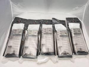 lot 337 image: Lancer L7AWM 7.62 mm 25rd Mag Translucent   Clear - QUANTITY 5 - BID IS TIMES THE QUANTITY