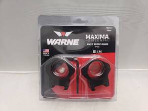 lot 744 image: Warne 30mm PA Medium Matte Rings