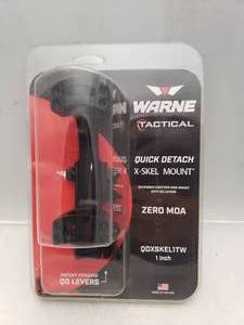 lot 417 image: Warne 1inch QD XSKEL Mount   Black