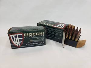 lot 304 image: Fiocchi Rifle Shooting Dynamics .223 REM 55gr FMJ BT Ammo.&nbsp 50 Rounds Per Box.&nbsp PRICE IS PER BOX. - QUANTITY 2 - BID IS TIMES THE QUANTITY