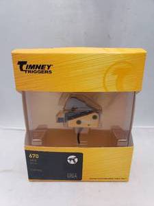 lot 559 image: Timney Triggers 670 AR10 Solid Competition Grade Trigger 4 LB Pull