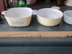 lot 67 image: Fire king,CORNING WARE & Corelle dishes