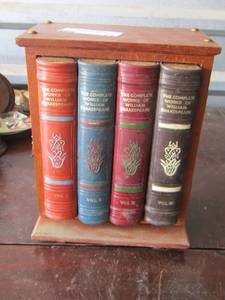 lot 71 image: hidden book bar with shot glasses