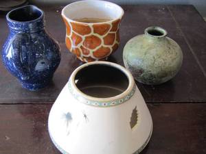 lot 83 image: Candles and holders