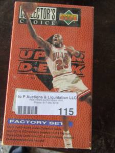 lot 115 image: UPPER DECK BASKETBALL CARDS