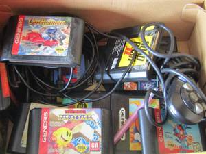 lot 157 image: GENESIS GAMES (6 PLUS)  & CONTROLLER  (NO CONSOLE)