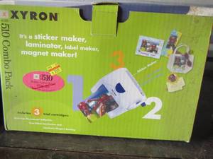 lot 163 image: Xyron sticker maker in original box