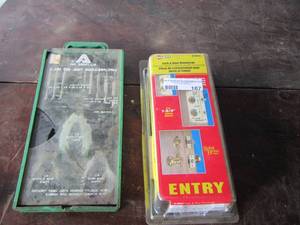 lot 167 image: Precision tool, pieces missing- lock n door reinforcer NIB