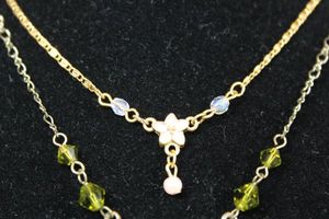 lot 4 image: Signed 1928 Victorian inspired jewelry. See descriptions.