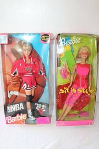 lot 156 image: Barbie Dolls unopened in Packages