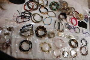 lot 110 image: Assorted fashion bracelets. Generous selection