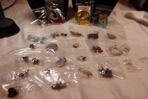 lot 50 image: (25) Matched ear wire earrings. Varying styles, colors, materials (25 count)