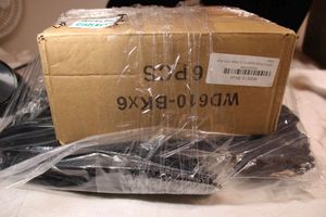 lot 144 image: (2) New boxes of unused jewelry displays (Bust with area for necklace and earrings and hand with stand for bracelets