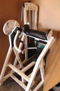 lot 204 image: Body Masters Bicep Arm Curl weight machine