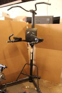 lot 248 image: Stationary PullupAbDip Exercise Bar Stand