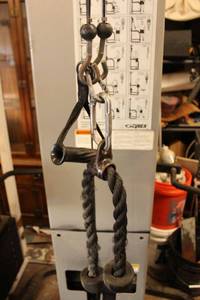 lot 247 image: CYBEX cable column weight machine