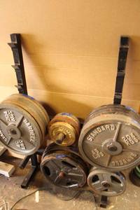 lot 254 image: Weight stand ONLY (weights sold separately)