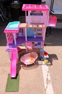 lot 267 image: Barbie 3 story playhouse as shown
