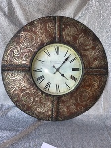 lot 19 image: Very large, nice wall hanging clock See Pics