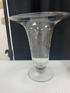 lot 45 image: Princess House vase etched glass VERY NICE