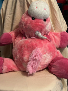 lot 162 image: Pillow sized unicorn