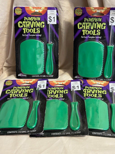 lot 171 image: Pumpkin carving kits
